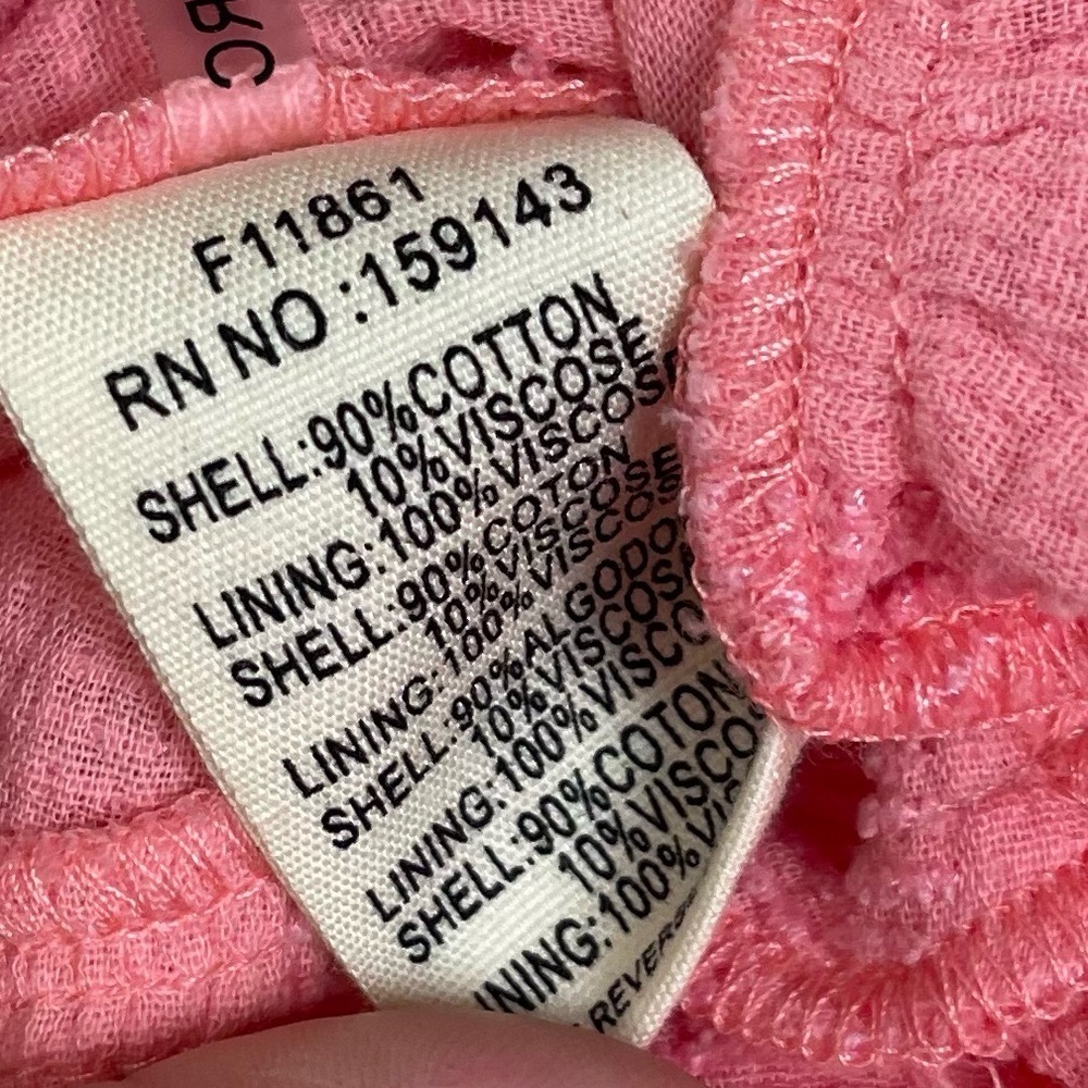 Frnch Maxi Dress Womens Medium Pink Sleeveless Cotton Blend Scoop Back NWT NEW - Picture 9 of 10